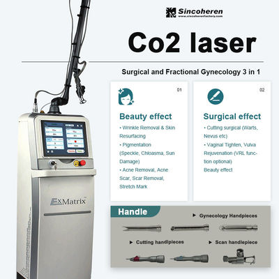 دستگاه لیزر فرکشنال Co2 Cooling Air Cooling Scar Scar Removal Stretch Mark Removal